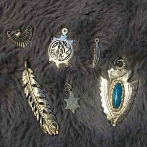 Native American Charm Lot of 6